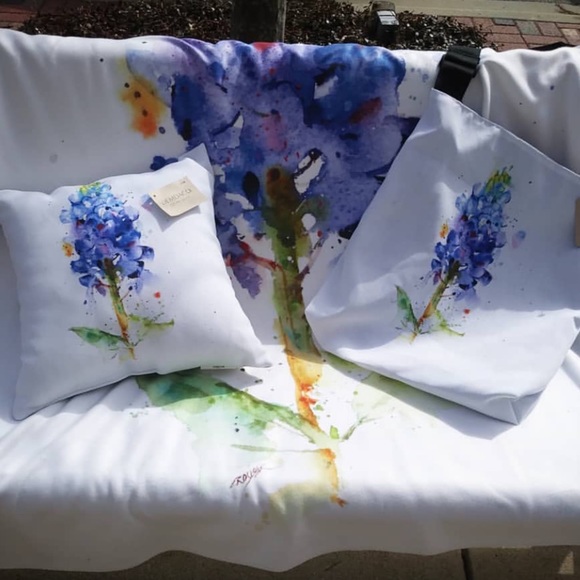 Demdaco Other - DEMDACO Hand Designed Pillow Throw & Tote Gift Set